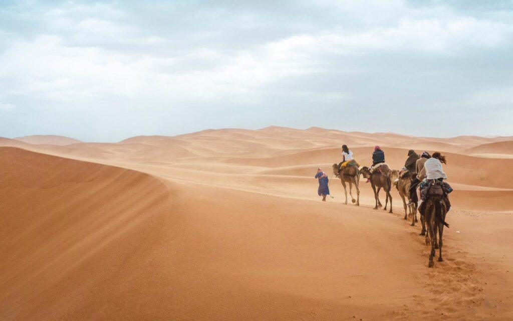 the desert of Erg Chigaga